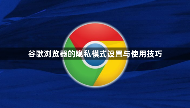 谷歌浏览器的隐私模式设置与使用技巧