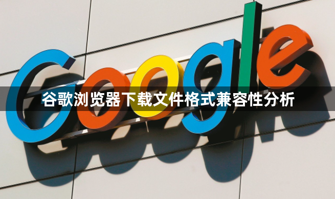 谷歌浏览器下载文件格式兼容性分析