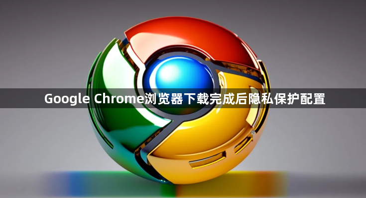 Google Chrome浏览器下载完成后隐私保护配置