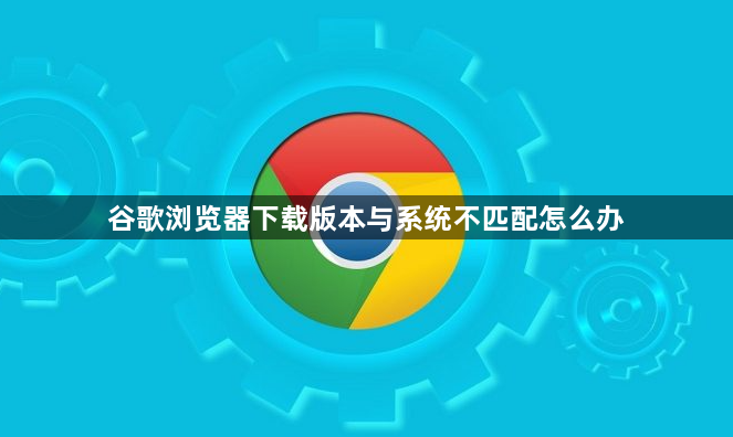 谷歌浏览器下载版本与系统不匹配怎么办