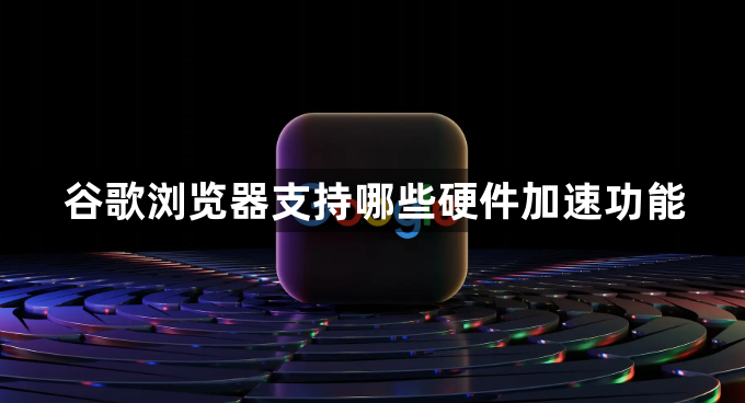 谷歌浏览器支持哪些硬件加速功能