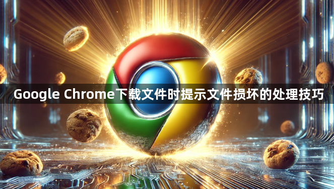Google Chrome下载文件时提示文件损坏的处理技巧