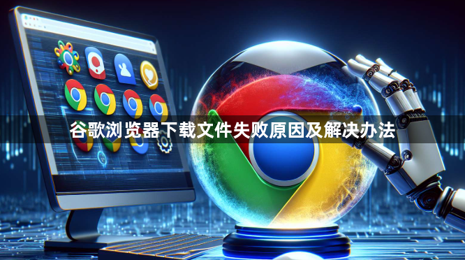 谷歌浏览器下载文件失败原因及解决办法