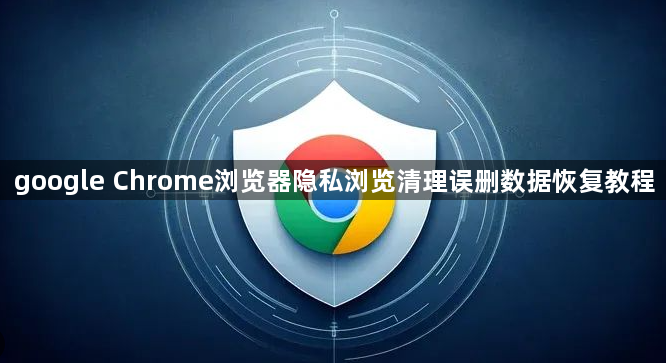 google Chrome浏览器隐私浏览清理误删数据恢复教程
