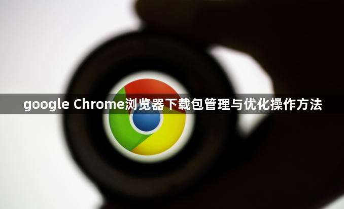 google Chrome浏览器下载包管理与优化操作方法