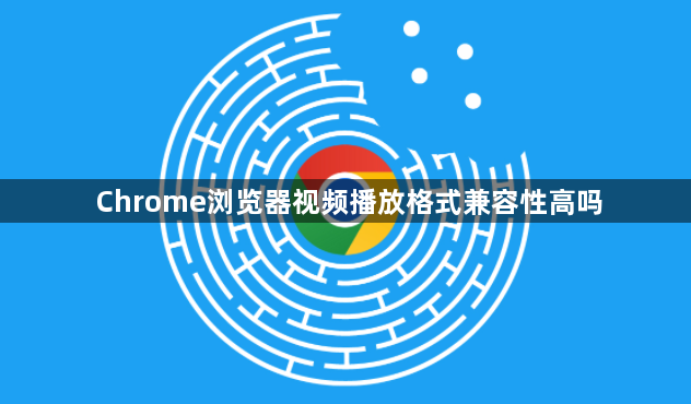 Chrome浏览器视频播放格式兼容性高吗