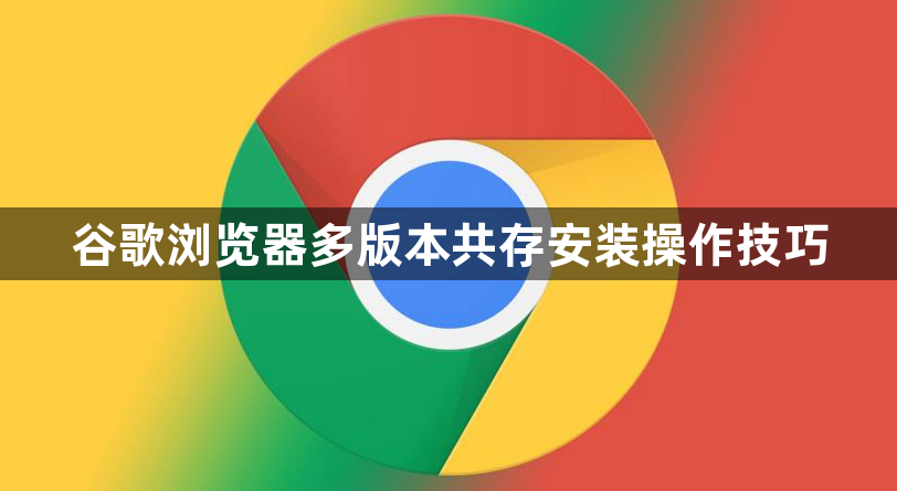 谷歌浏览器多版本共存安装操作技巧