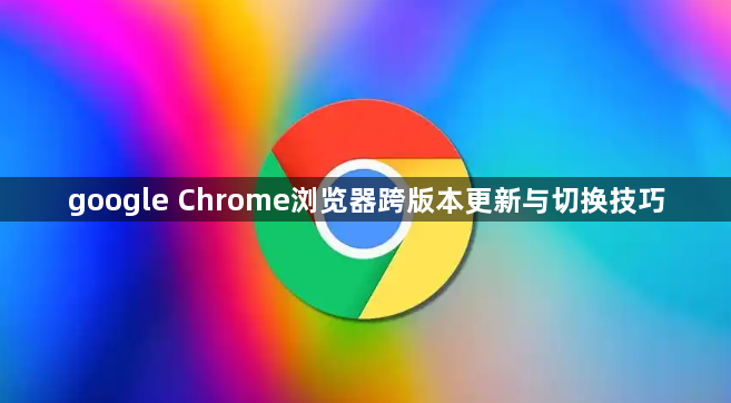 google Chrome浏览器跨版本更新与切换技巧