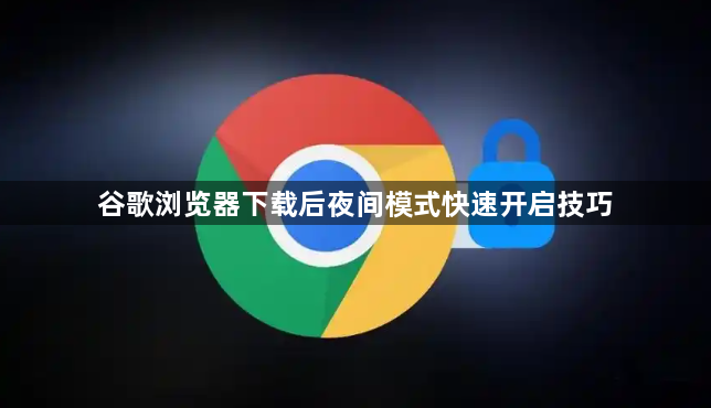 谷歌浏览器下载后夜间模式快速开启技巧1