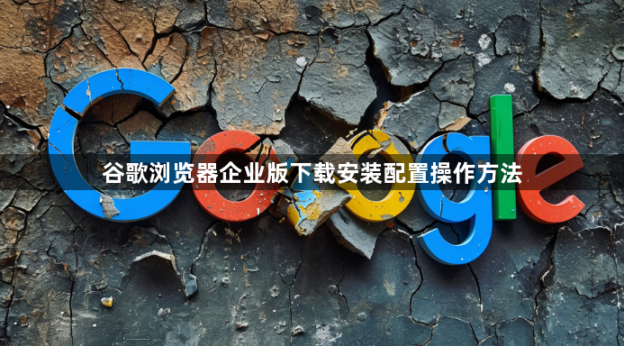 谷歌浏览器企业版下载安装配置操作方法