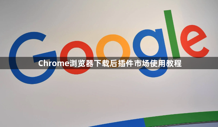 Chrome浏览器下载后插件市场使用教程1