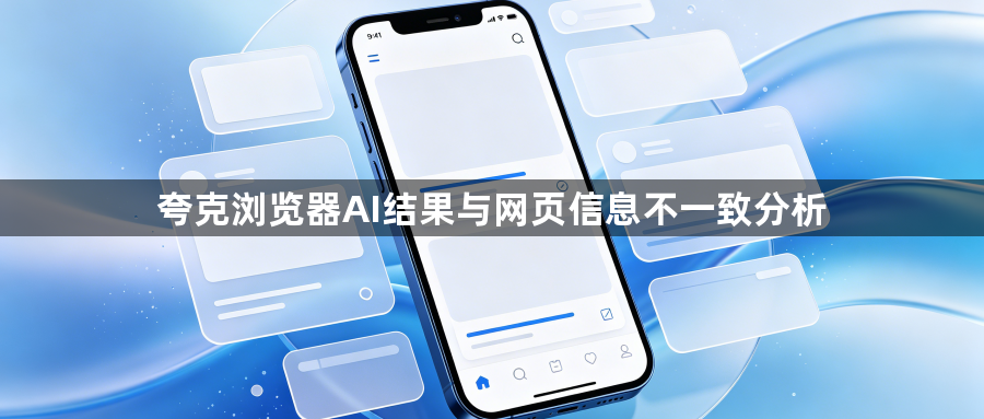 夸克浏览器AI结果与网页信息不一致分析1