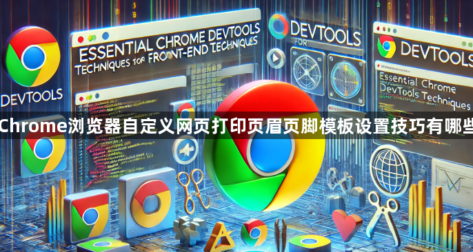 Chrome浏览器自定义网页打印页眉页脚模板设置技巧有哪些1