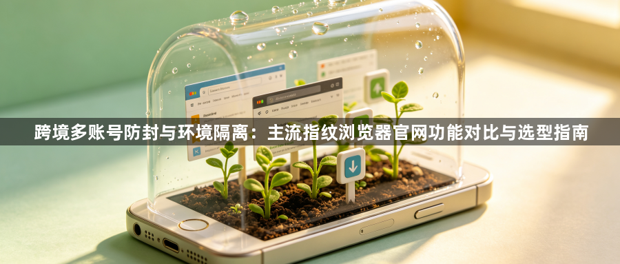 跨境多账号防封与环境隔离:主流指纹浏览器官网功能对比与选型指南1