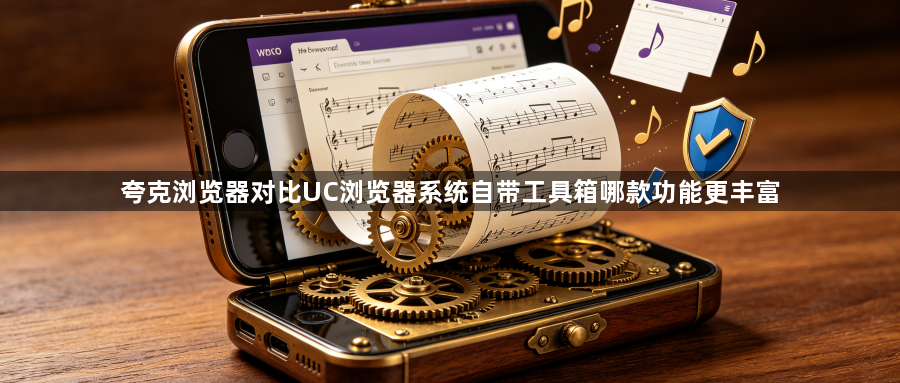 夸克浏览器对比UC浏览器系统自带工具箱哪款功能更丰富1