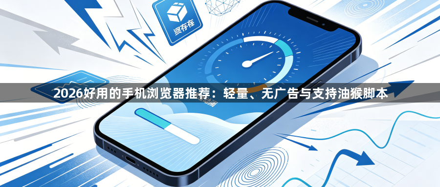 2026好用的手机浏览器推荐：轻量、无广告与支持油猴脚本1