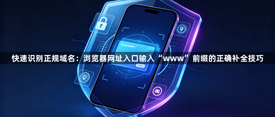 快速识别正规域名：浏览器网址入口输入“www”前缀的正确补全技巧1