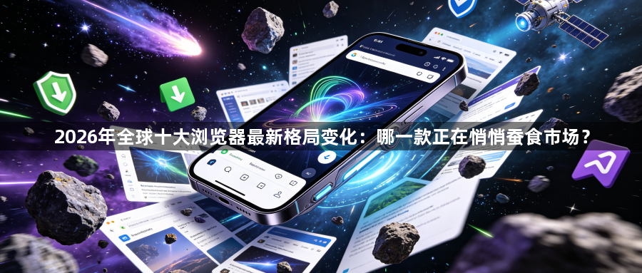 2026年全球十大浏览器最新格局变化:哪一款正在悄悄蚕食市场?1