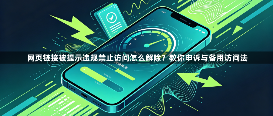 网页链接被提示违规禁止访问怎么解除？教你申诉与备用访问法1