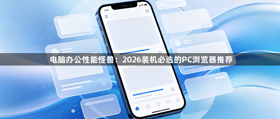 电脑办公性能怪兽:2026装机必选的PC浏览器推荐1
