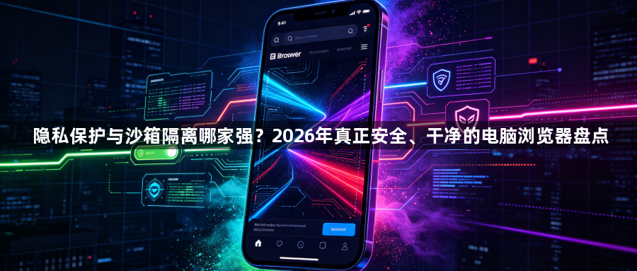 隐私保护与沙箱隔离哪家强？2026年真正安全、干净的电脑浏览器盘点1