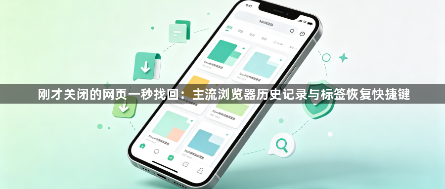 刚才关闭的网页一秒找回：主流浏览器历史记录与标签恢复快捷键1
