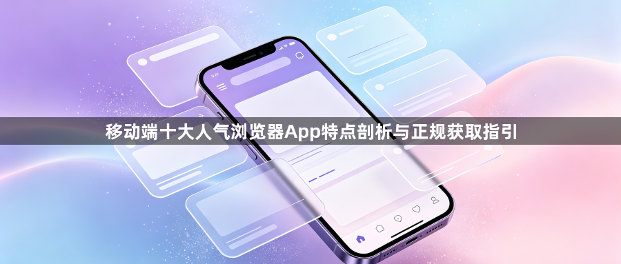 移动端十大人气浏览器App特点剖析与正规获取指引1