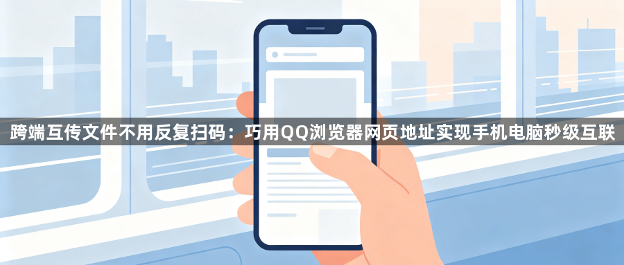 跨端互传文件不用反复扫码：巧用QQ浏览器网页地址实现手机电脑秒级互联1