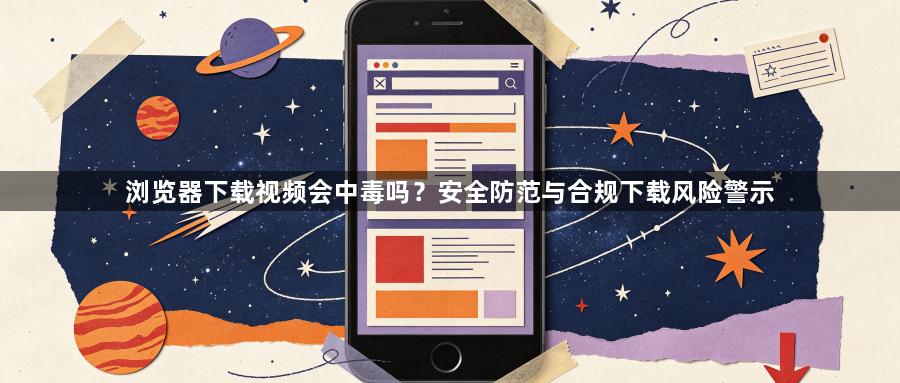 浏览器下载视频会中毒吗？安全防范与合规下载风险警示1