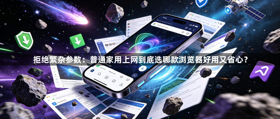 拒绝繁杂参数：普通家用上网到底选哪款浏览器好用又省心？1